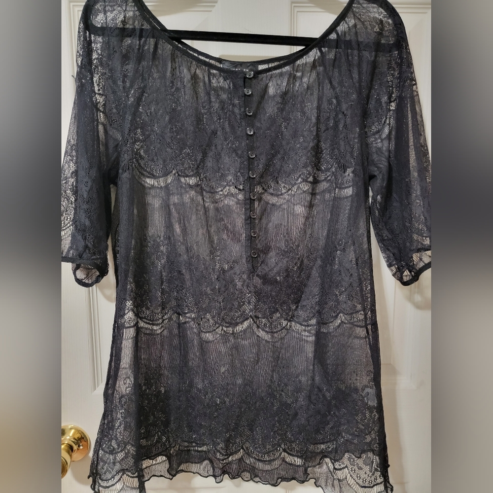 Black Lace Top